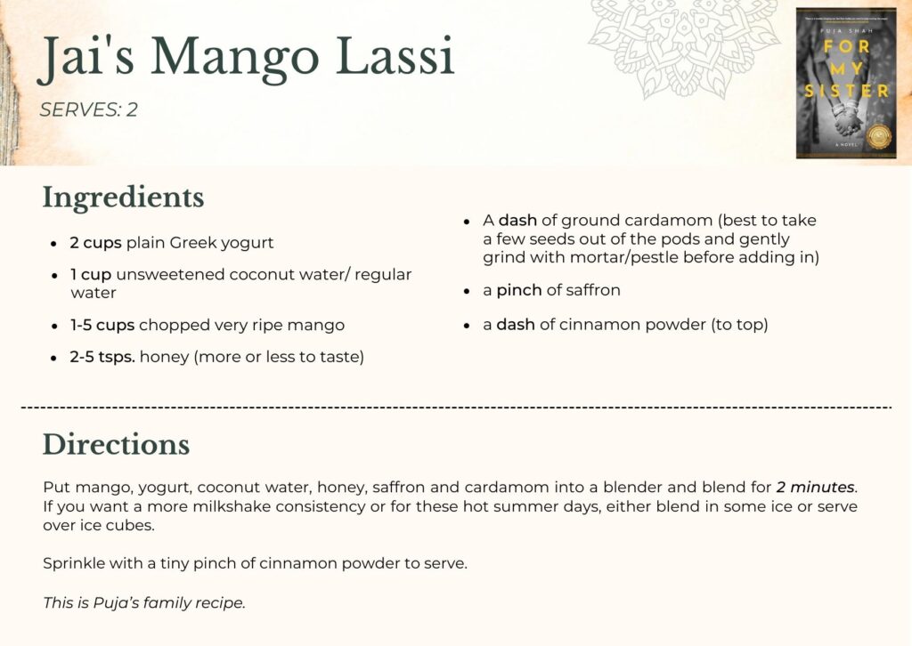 Jai's Mango Lassi recipe