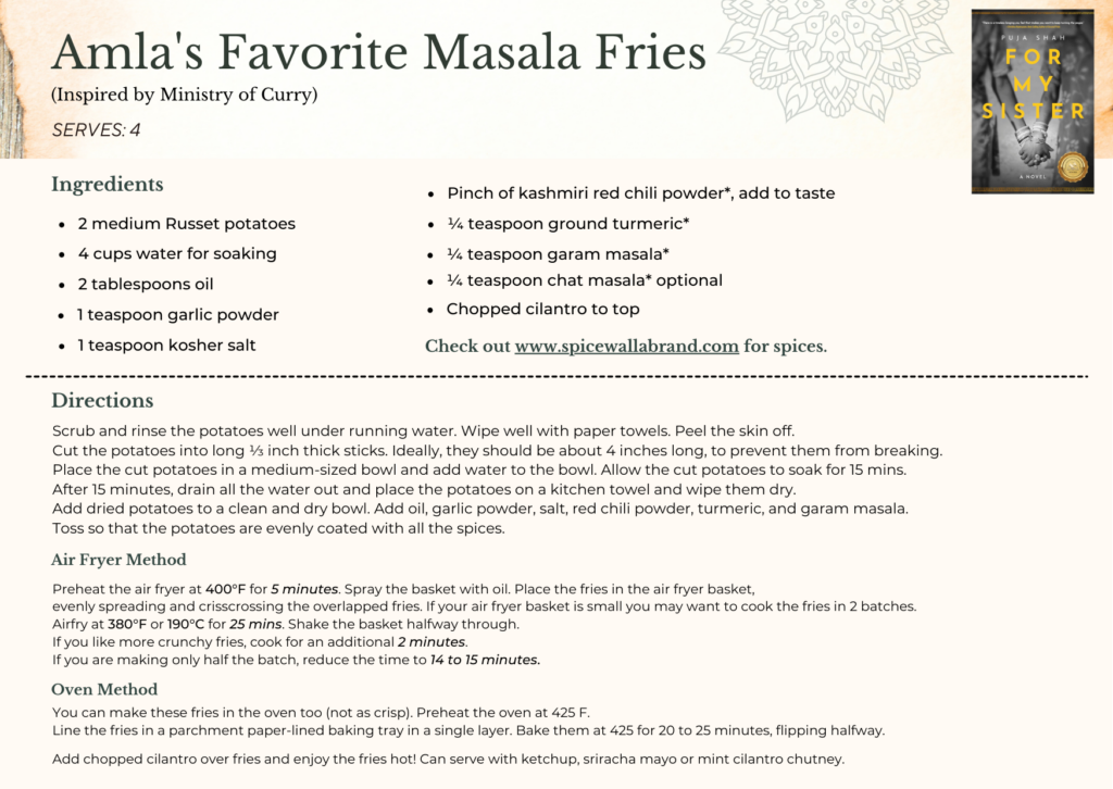 Amla's Favorite Masala Fries recipe